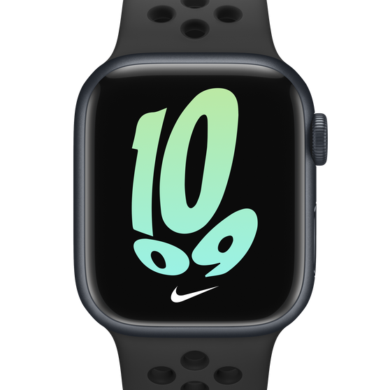 Apple Watch Nike Series 7 GPS 41mm Midnight Aluminum Nike Band