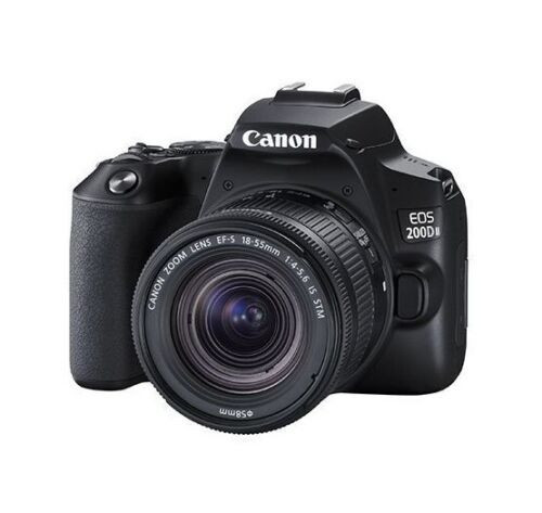 Canon EOS 200D II Kit with EF-S 18-55mm f/4-5.6 IS STM (Black)