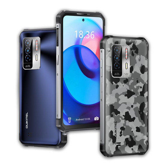 Oukitel WP27 6.8" 12/256GB STD-810 IP68&IP69K Waterproof 8500mAh Rugged