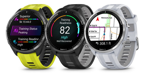 Garmin Forerunner 965 Running Smartwatch AMOLED Training Metrics