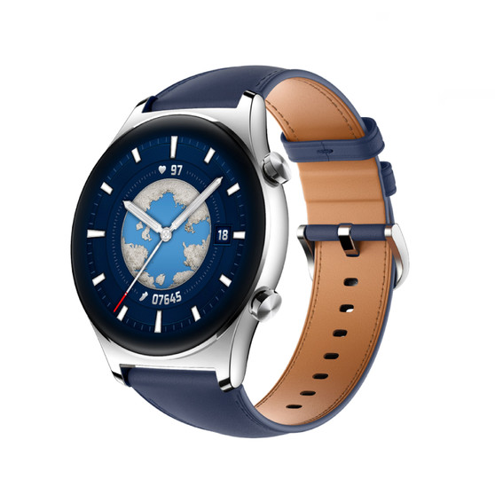 Honor Watch GS 3 Ocean Blue with Blue Leather Strap MUS-B19