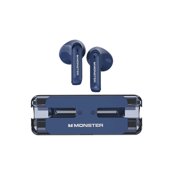 MONSTER AIRMARS XKT08 True Wireless Gaming Earphones (Blue)