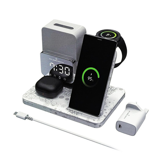 Samsung C&T ITFIT Night-Light Wireless Charger (With 30W UK Adaptor)