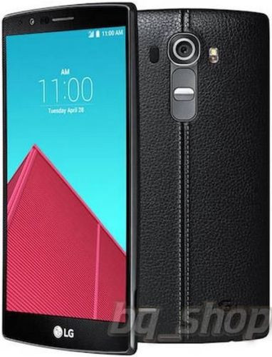 LG G4 Dual Sim H818 32GB Black Leather 5.5" LCD 3GB 16MP Android Phone