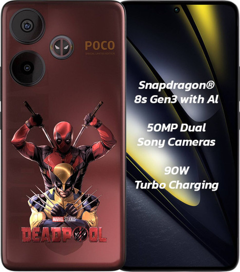 Xiaomi Poco F6 5G Deadpool Limited Edition 12/256GB Snapdragon8sGen3