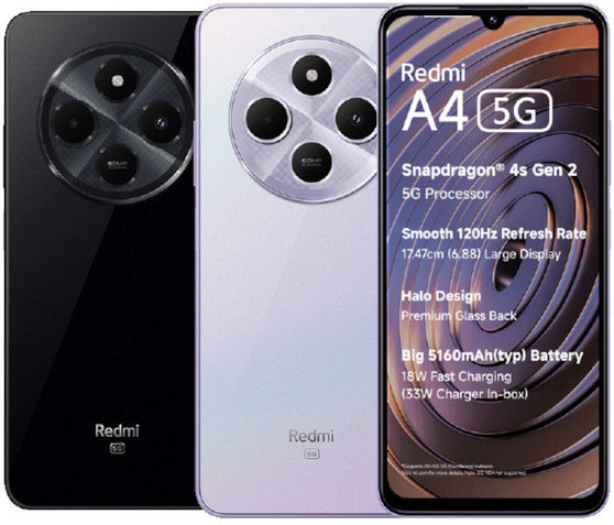 Xiaomi Redmi A4 5G 6.88"IPS LCD 50MP Global Version 5160mAh Phone