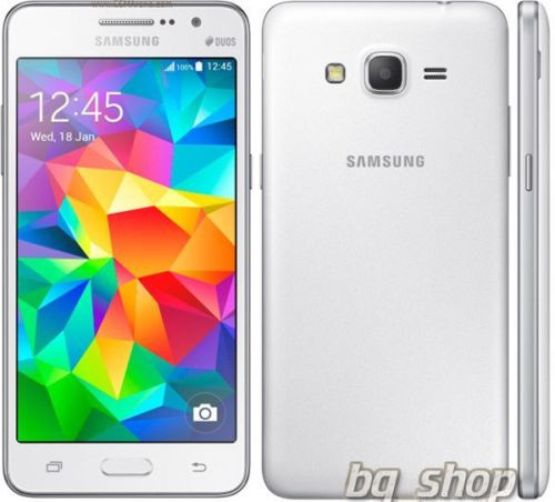 Samsung GALAXY GRAND PRIME White G530H Dual Sim 5" FACTORY UNLOCKED 8MP Phone