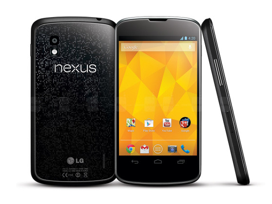 LG Nexus 4 4.7" E960 8GB 1.5 GHz 2GB RAM Android 4.2 Black Phone