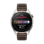 HUAWEI WATCH 3 Pro 48MM Sllver with Brown Leather Strap Smart Watch