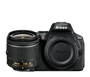 Nikon D5600 Kit with AF-P DX 18-55mm f/3.5-5.6G VR (Black)