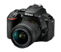 Nikon D5600 Kit with AF-P DX 18-55mm f/3.5-5.6G VR (Black)