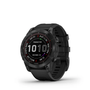 Garmin Fenix 7 Sapphire Solar Black DLC Titanium with Black Silicone
