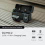 Original Brand New DJI Mic 2 (2 TX + 1 RX + Charging Case)
