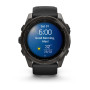 Garmin Fenix 8 AMOLED 51mm Sapphire Carbon Gray DLC Titanium Black Strap