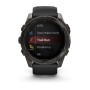 Garmin Fenix 8 AMOLED 51mm Sapphire Carbon Gray DLC Titanium Black Strap