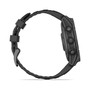 Garmin Fenix E AMOLED 47mm Slate Gray Steel Black Band Smart Watch
