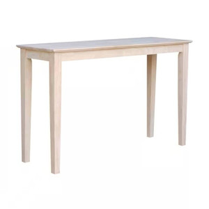 Unfinished Solid Wood 4-ft. Farmhouse Console Sofa Table Q280-SRWUCT9892857163