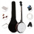 5-String Geared Tunable Banjo with case B593-MU10052
