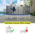 Trampoline Replacement Protection Enclosure Net with Zipper-12 ft - Color: Black - Size: 12 ft D681-TW10020