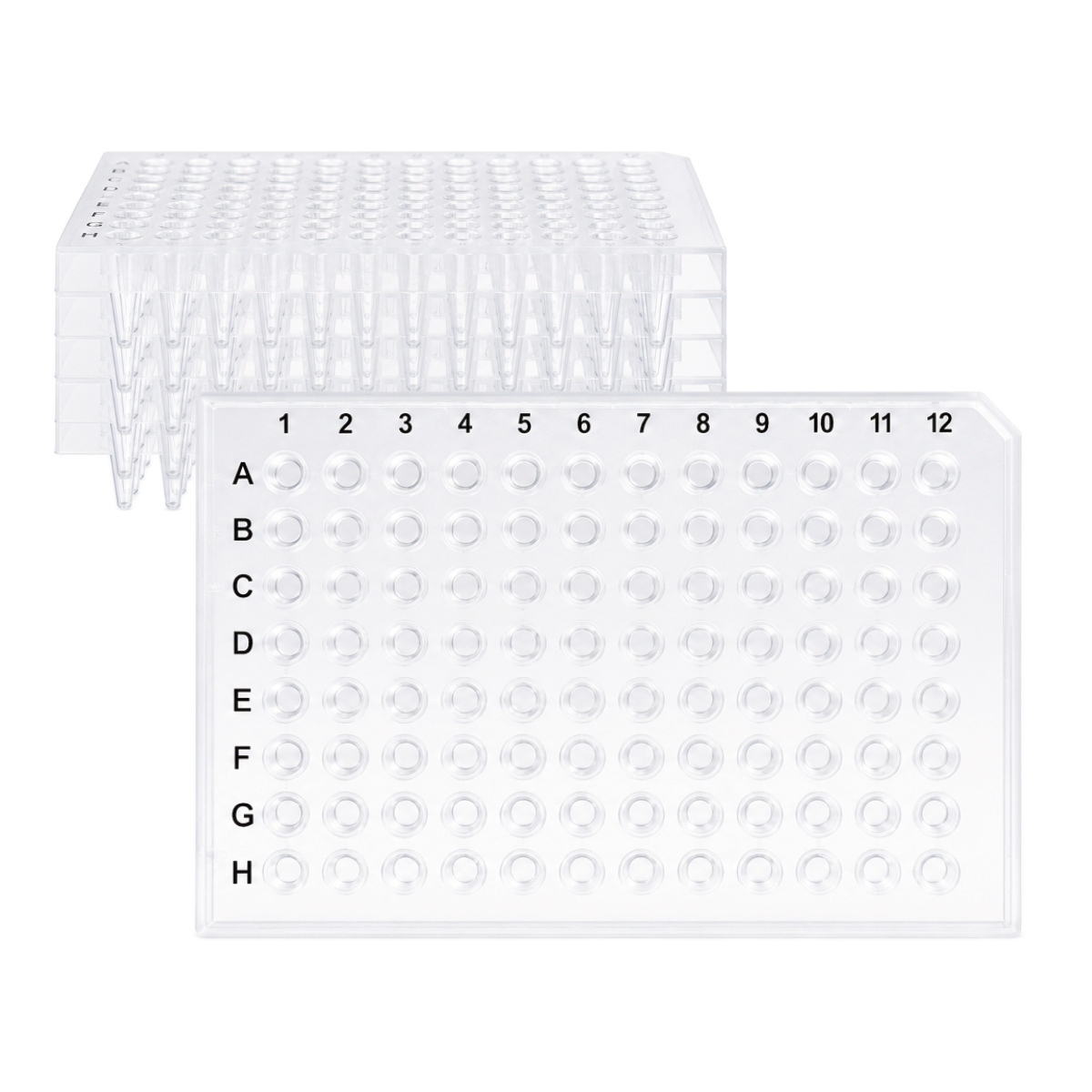 96 Well PCR Plate 0.1mL Semi-Skirt