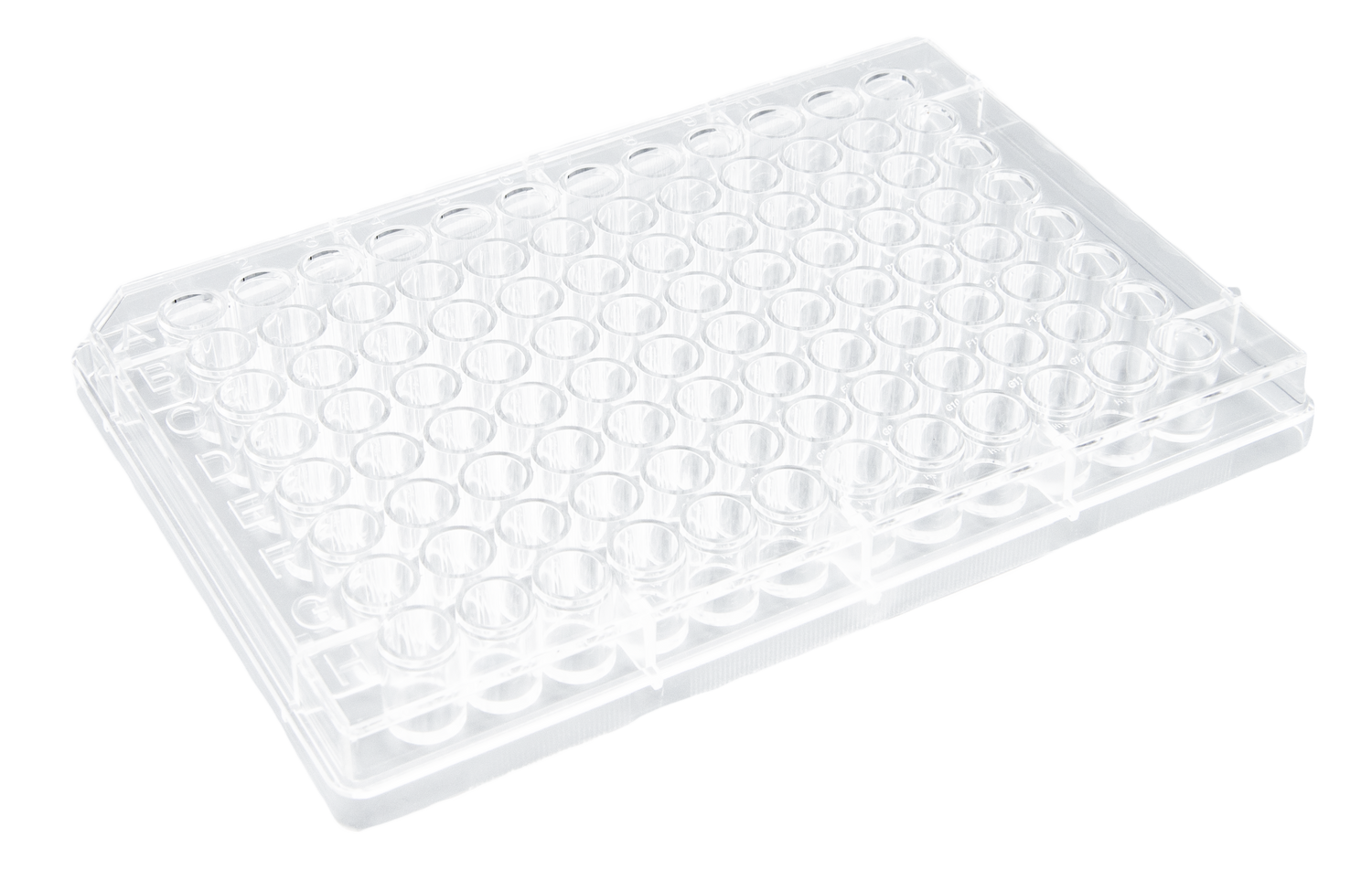 96-Well Clear Microplate with Flat Bottom