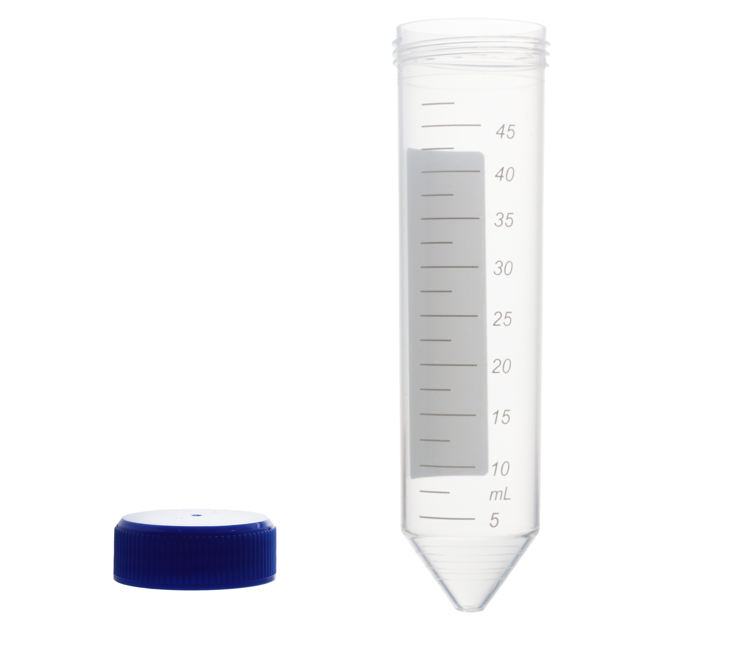 50ml Conical Centrifuge Tube with Blue Screw Cap, Sterile