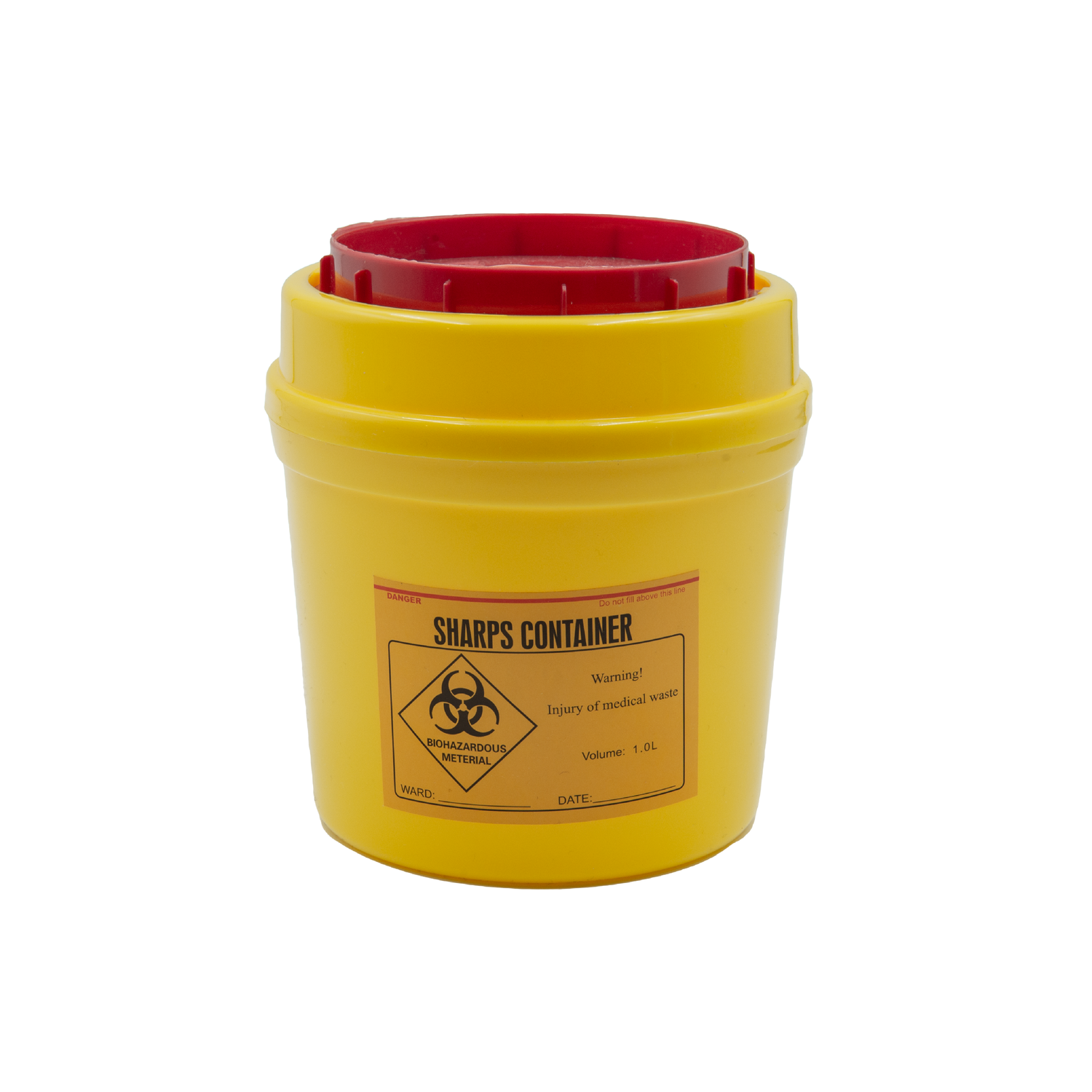 1 Liter Cylinder Sharp Container
