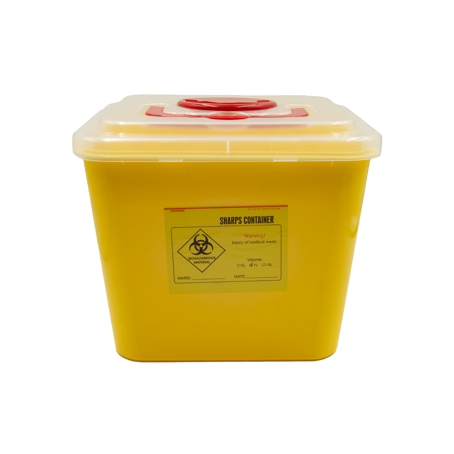 7 Liter Square Sharp Container