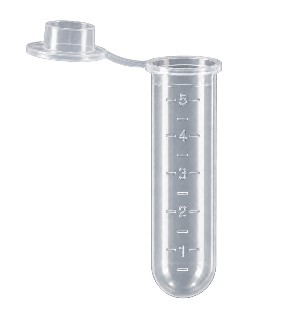 5mL Round Bottom Centrifuge Tube with Snap-Cap, Sterile