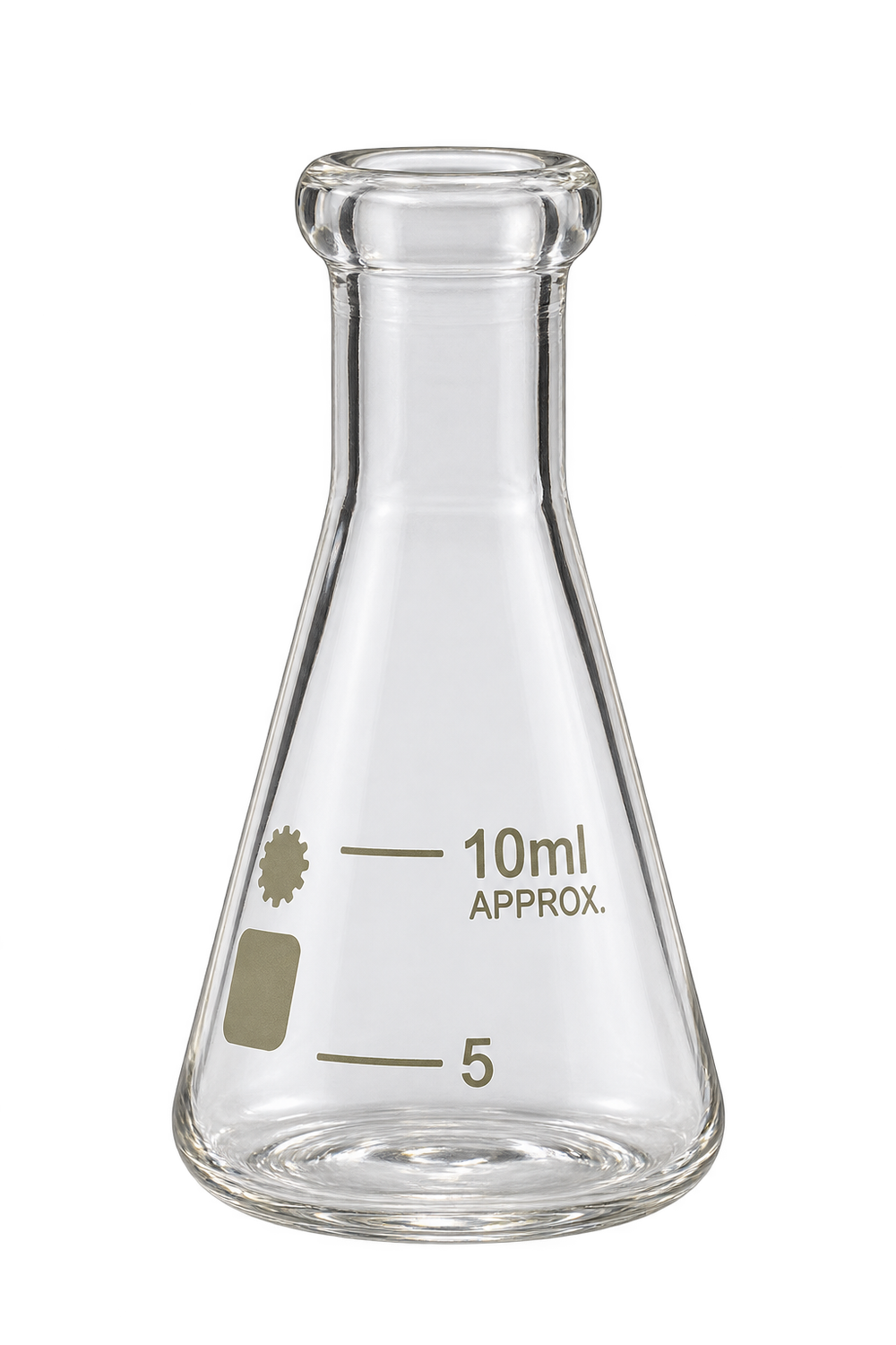 10mL Erlenmeyer Flask, Narrow Mouth with Graduation