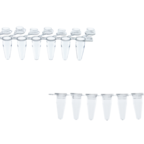 0.1mL PCR 8-Tube Strip with Attached Caps