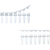0.2mL PCR 8-Tube Strip with Separate Flat Top 8-Caps