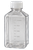 500mL Square PET Media Bottle with HDPE Cap