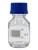 50mL Transparent Media Bottle with GL45 Blue Screw Cap, Borosilicate Glass