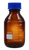500mL Amber Media Bottle with GL45 Blue Screw Cap, Borosilicate Glass