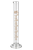 10mL Graduated Glass Measuring Cylinder with Round Base