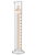 250mL Graduated Glass Measuring Cylinder with Round Base
