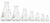 25mL Erlenmeyer Flask, Narrow Mouth with Graduation