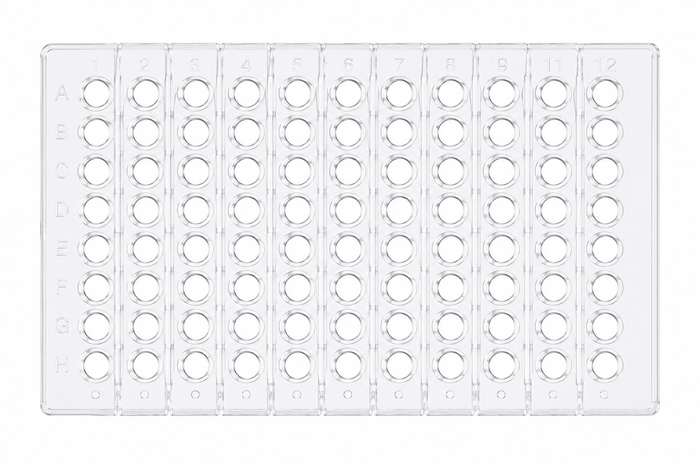 96-Well PCR plate 0.2mL Semi Skirt with Break Points and Clear Lettering