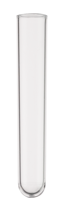 16x100mm Test Tube, Polystyrene, Round Bottom