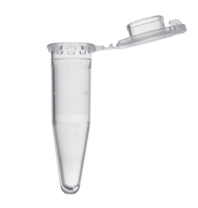 1.5mL Centrifuge Tube - Flip Cap with Safety Lock