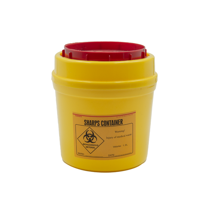 1 Liter Cylinder Sharp Container