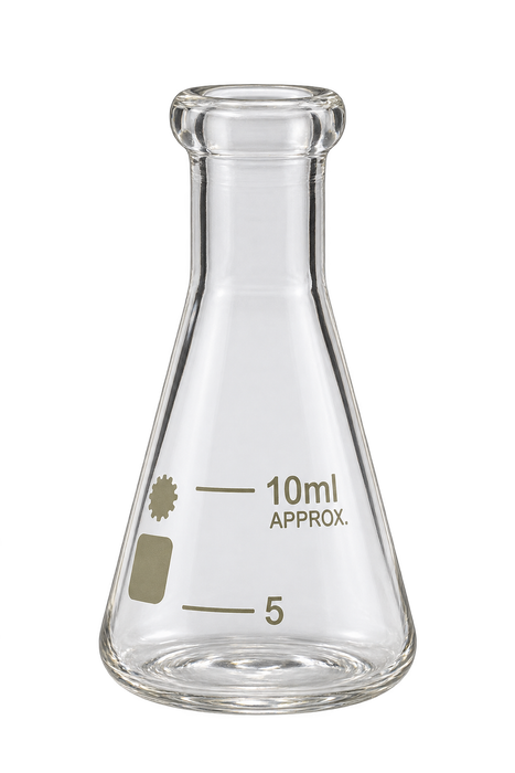 10mL Erlenmeyer Flask, Narrow Mouth with Graduation