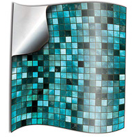 24pcs Turquoise 4" Printed in 2d Tile STICKERS Transfers For Kitchen Bathroom 10 cm 4 inches Square Tiles