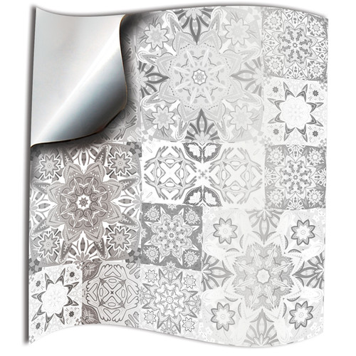 grey bathroom tile stickers 6 inches bathroom Kitchen tile stickers for 6" 15cm square wall tile stickers grey