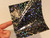 black glitter mosaic tile stickers black glitter