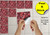 Tile Style Decals 24 Red 4" Printed in 2d Kitchen Bathroom Tile STICKERS For 10 cm (4 inch) Square Tiles From, No Middleman