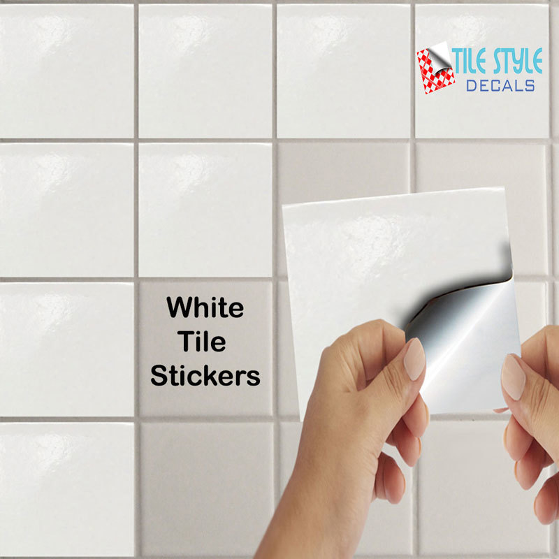 white tile stickers