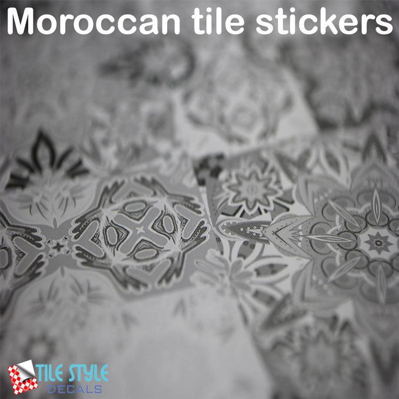 moroccan tile stickers