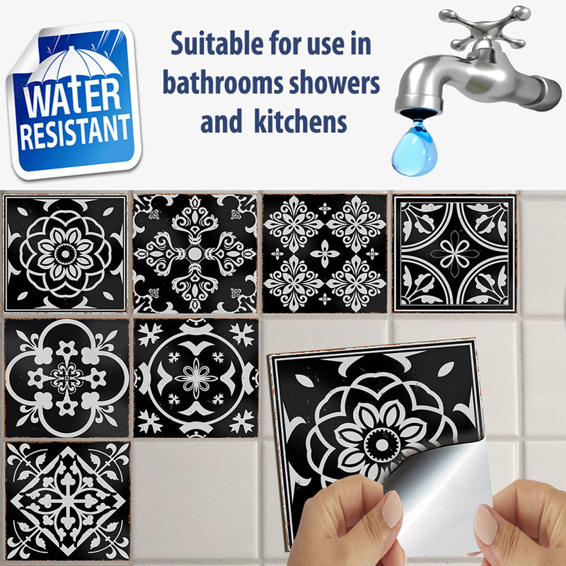 6 x 6 tile stickers